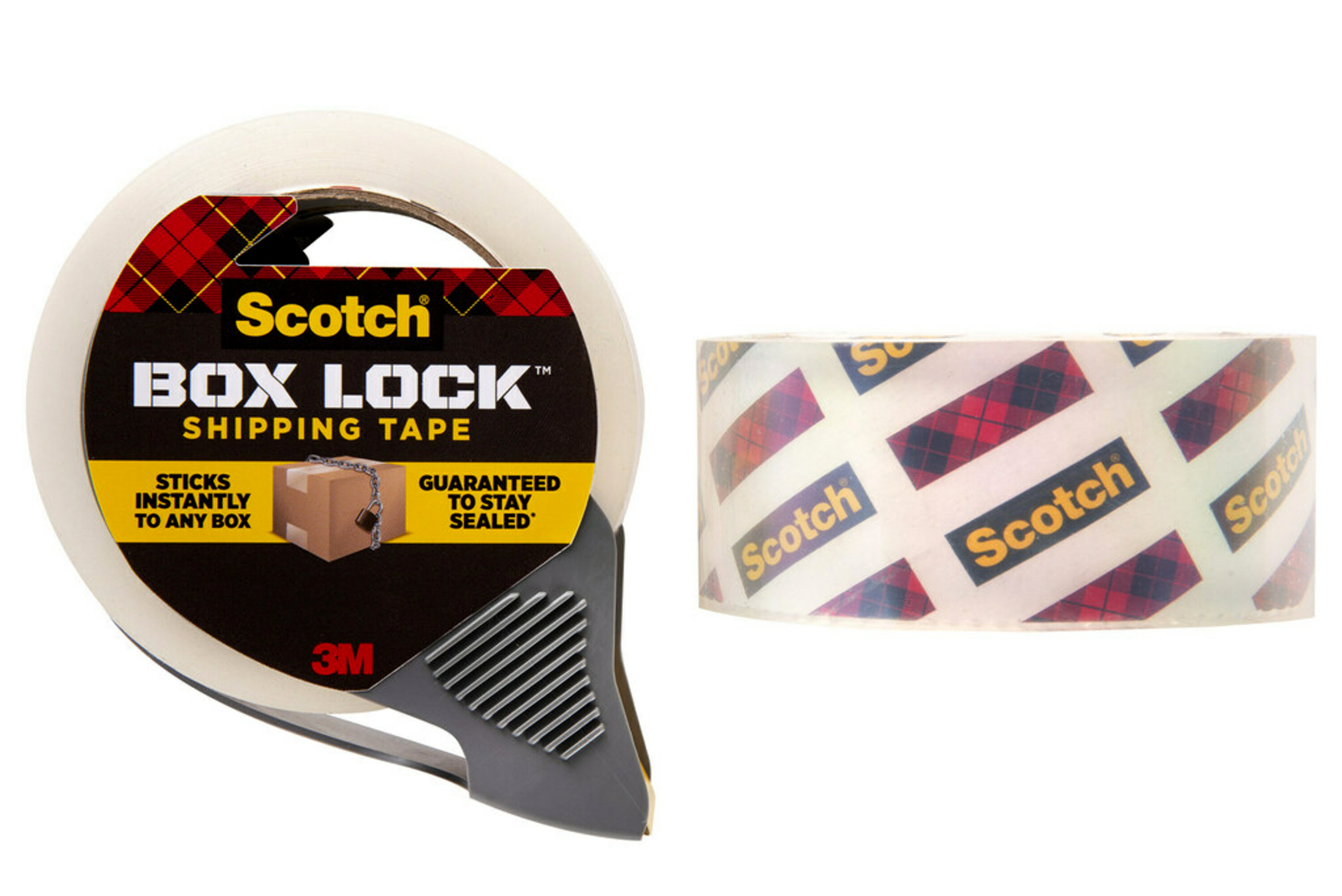 Scotch Box Lock PackagingTape w/ Dispenser, 1.88" x 38.2 yd