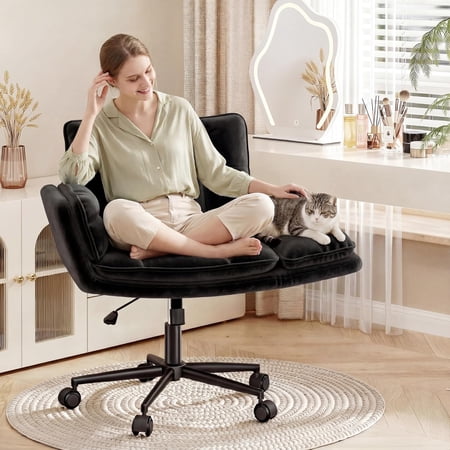criss cross chair with wheels product