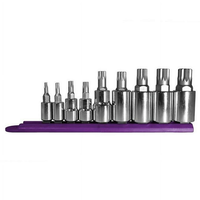 Mayhew MAY16024 Triple Square Socket Bit Set - 9 Piece