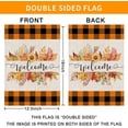 thumbnail image 2 of Fall Garden Flag Fall Maple Leaves Welcome Flags Double Sided Vertical Burlap Yard Outdoor Autumn Thanksgiving Decor 12.5x18 Inch, 2 of 6