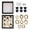 Black, variant on ANXPTIME Elegant DIY Memory Display Box: Mini Museums Photo Frame Set with Lighting