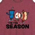 thumbnail image 3 of Instant Message - Tis The Season Americana - Women's Racerback Tank Top, 3 of 6