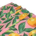 thumbnail image 3 of Yayeee Shower Curtain with Hooks 72"x72" Waterproof Fabric Bathroom Hanging Decor, Pink Oranges, 3 of 5