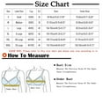 thumbnail image 3 of Elainilye Fashion Wireless Bra for Women Gathering Bra Breast Feeding Bras Front Closure Bra Yoga Running Bra Underwear,Gray, 3 of 3