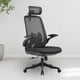 thumbnail image 5 of Silla de Escritorio Giratoria, Silla de Malla Ergonómica, Silla de Computadora, Silla con Respaldo, Silla de Juego, Cojín Grueso P Respaldo alto negro BLESIY Sillas de oficina, 5 of 8