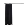 thumbnail image 2 of Curtain,Silver Curtains 75 Inch Long Back Tab And Rod Pocket Panels 2 Panels Curtains For Living Room Room Darkening Curtains, 2 of 8