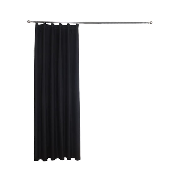 Xoxingysm Blackout Curtain Panel,Solid Blackout Curtain Panel,Silver Curtains 75 Inch Long Back Tab and Rod Pocket Panels 2 Panels Curtains for Living Room Room Darkening Curtains