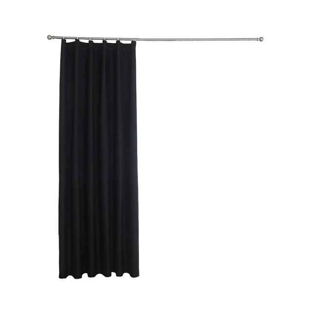Liquidation! Rideaux Argentés 75 Pouces de Long Panneaux à Onglets Arrière et Poche pour Tringle 2 Panneaux Rideaux pour Salon Rideaux Assombrissants
