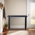 thumbnail image 5 of 43.3 Inch Solid Wood Console Table for Entryway, Sofa Table Narrow Entryway Table for Hallway, Behind The Couch, Living Room, Foyer, Black, 5 of 10