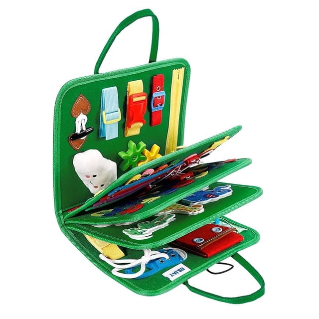Educational Busy Board For Toddler Early Learning Develops Fine Motor Skills Play & Sensory Exploration Circular Knitting Needles Interchangeable Circular Knitting Needles Size 8 Circular Knitting