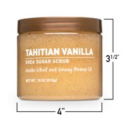 Shea Sugar Scrub, Tahitian Vanilla, 18 oz