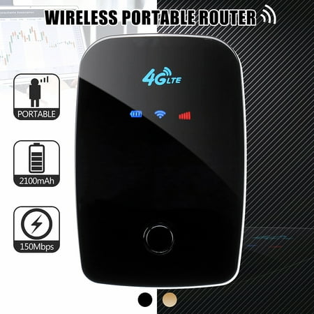 150Mbps 4G/3G LTE Mobile WiFi Pocket Secure Hotspot Router WIFI USB WPS Smart Modem Universal Portable, (Best Secure Wifi Router)
