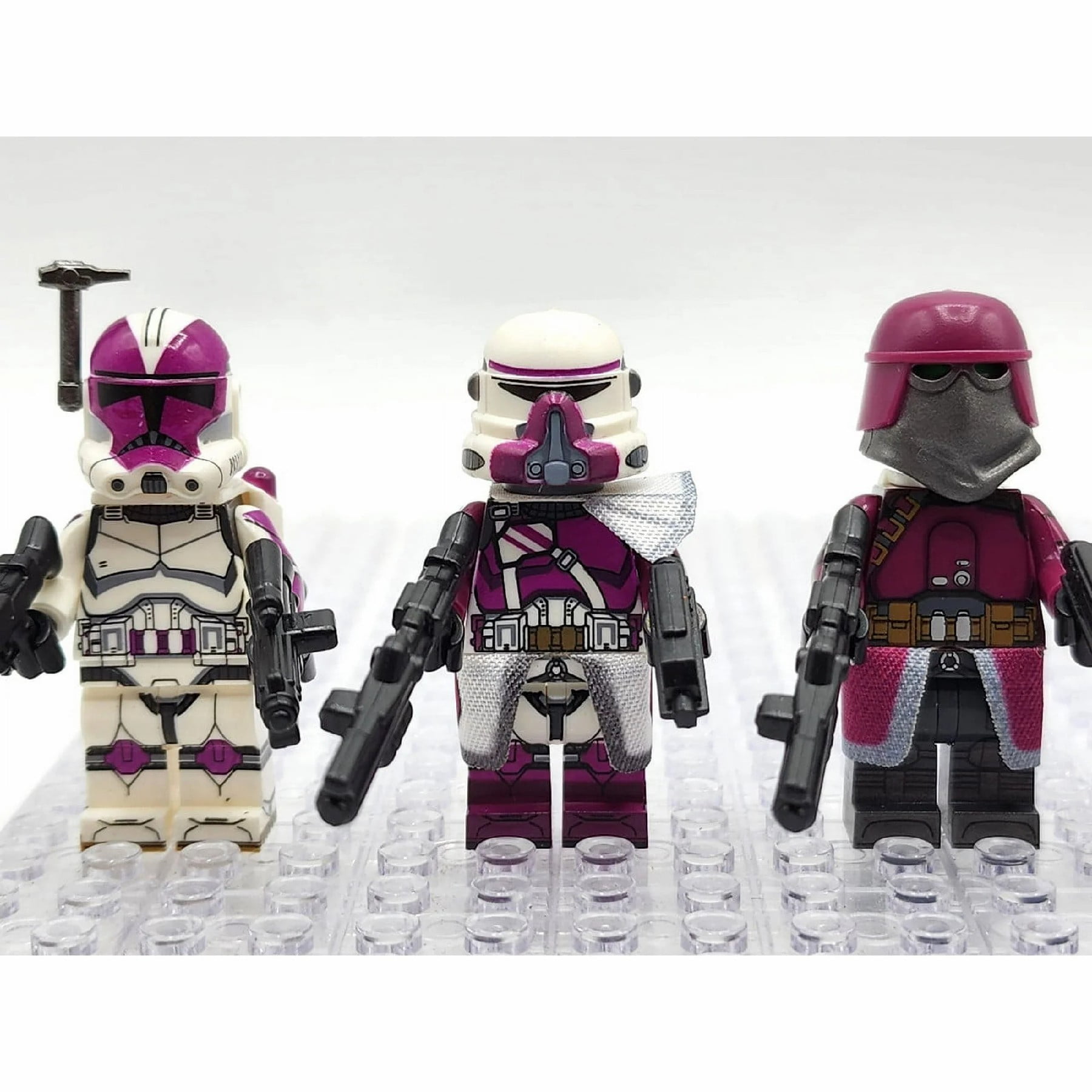 24PCS Galaxy Clone Trooper Minifigure Set – Iconic 1.77in Space Warrior Building Block Figures Toy Collection Gift for Kids and Fans
