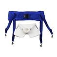 thumbnail image 1 of 1 Juego Cinturón de Cintura Accesorios de Pesca Soporte Ajustable Bota de Pie Convenientes Accesorios de Cintura Suministros Ver para Los Entusiastas Azul L Sunnimix Soporte de caña de pescar, 1 of 8