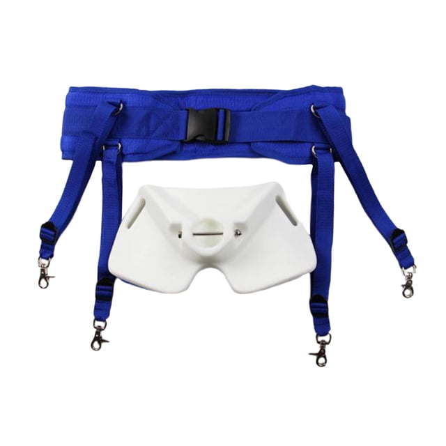 1 Juego Cinturón de Cintura Accesorios de Pesca Soporte Ajustable Bota de Pie Convenientes Accesorios de Cintura Suministros Ver para Los Entusiastas Azul L Sunnimix Soporte de caña de pescar