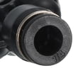 thumbnail image 5 of Unique Bargains Y Shape 1/4' Push to Connect Pneumatic Air Line Fitting, Black 2 Pack, 5 of 5