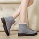 thumbnail image 1 of Botas de nieve Botas casuales para mujer Botas planas de invierno con algodón Botas cortas Zapatos de algodón para mujer Wmkox8yii ghj1820, 1 of 7