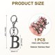 thumbnail image 2 of Llave de Inicial Uxcell, 1PCS Llave de Acero Inoxidable, Negro (Letra B), 2 of 7
