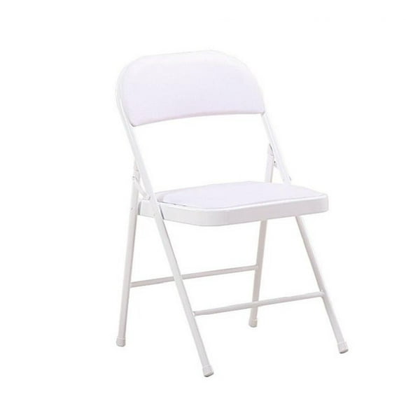 Silla plegable acojinada ilios innova blanca