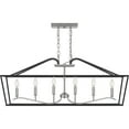 thumbnail image 5 of Quoizel Catalina 6-Light 42" Kitchen Island Light in Matte Black, 5 of 5
