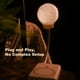 thumbnail image 2 of Lámpara de luna, luz de noche de luna controlada por voz, luces activadas por voz, luz de noche de luna con voz alimentada por USB, la lámpara de luna se puede programar y colorear, se puede usar para, 2 of 7