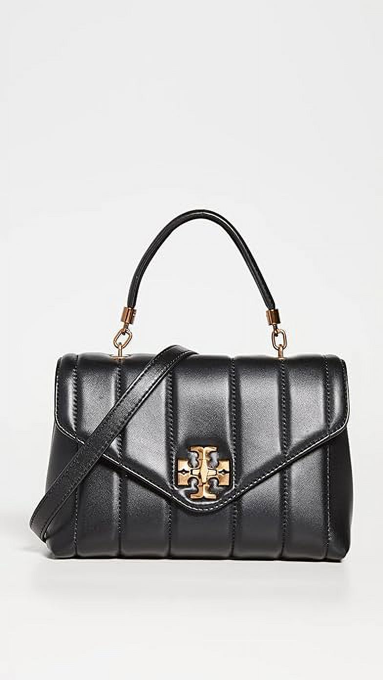 kiraページ Tory Burch Kira Moto Quilt small flap bag for Women - Black