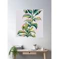 thumbnail image 2 of Colorful Leaves Poster Wall Art, Modern Wall Decor For Living Room Bedroom, 17x17 UNFRAMED, 2 of 3
