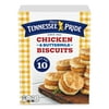 Odom’s Tennessee Pride Chicken & Buttermilk Biscuits, Snack Size Breakfast Sandwiches, 10 Count (Frozen)