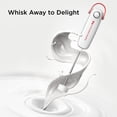 thumbnail image 2 of Kitchen Mama Electric Milk Frother Handheld - Mini Drink Mixer & Cold Foam Maker, Frother Wand for Coffee, Cappuccino, Lattes, Protein Powder Drinks, Matcha, Battery Operated by Silkwhisk (Red), 2 of 6