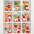 thumbnail image 2 of Nasjac Calcomanías Decorativas de Navidad, Pegatinas Adhesivos Ventanas de Navidad Impermeable, Papá Noel Duendes Navideños Decoración de Fiesta de Navidad(6 Hojas-182 Piezas/9 Hojas-195 Piezas) SHIRET Hogar, 2 of 2