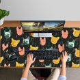 thumbnail image 4 of Long Mouse Pads for Desk,Music Bulldog Desk Mats on Top Of Desks, Desk Mouse Pad Extra Large with 3mm Non-Slip Base and Stitched Edge for Gaming,Office,Work,Home 47.3"x23.6", 4 of 6