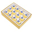 thumbnail image 4 of 12 Uds. Bolas de cinta de Golf de colores regalo de ceremonia pelota de Golf pelota de entrenamiento decorativa para celebración interior al aire libre amarillo, 4 of 10