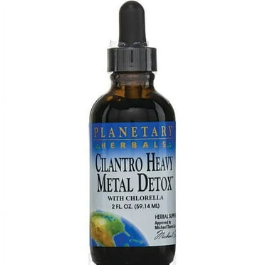 Planetary Herbals Cilantro Heavy Metal Detox with Chlorella 2 fl oz Liq