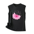 thumbnail image 5 of VKOYWKM Pink Ribbon Tank Tops for Women Breast Cancer Awareness Tank Top Sleeveless Shirts Breast Cancer Survivor Inspirational Tank Top, 5 of 5