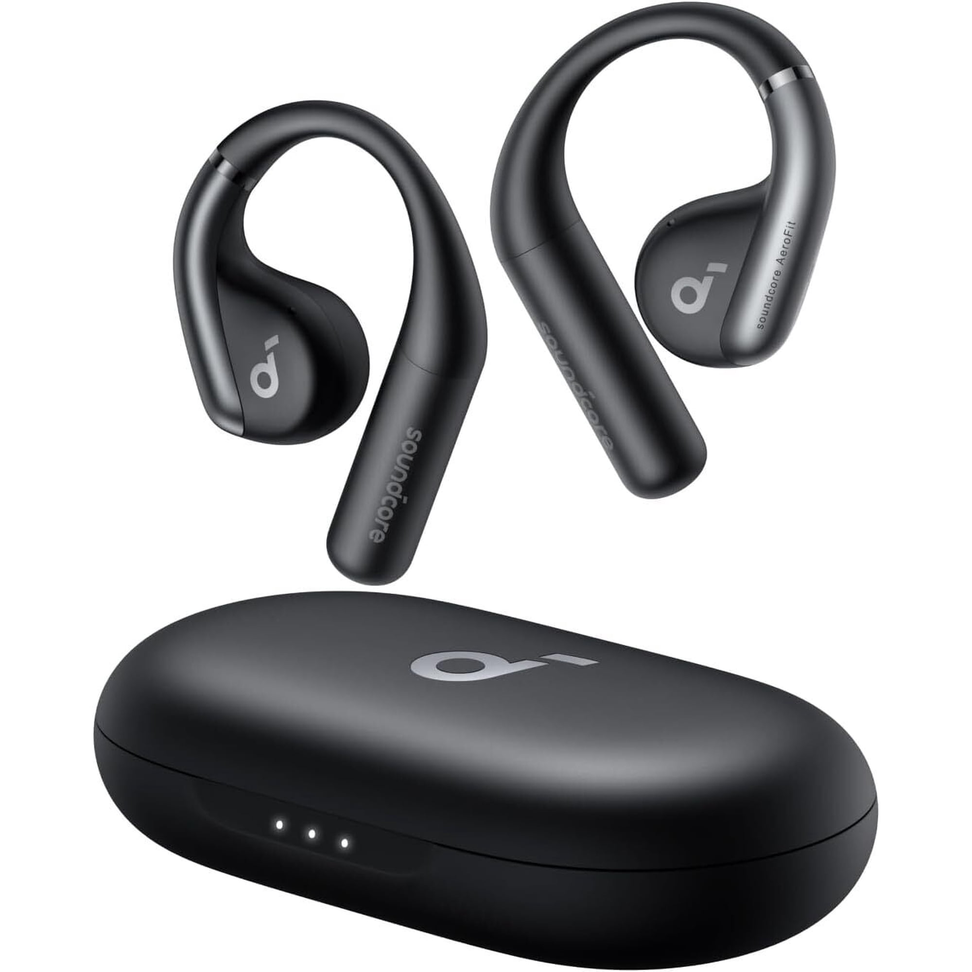 Soundcore by Anker, AeroFit Open-Ear Headphones, Ultra Comfort, Snug Fit, Ergonomic Ear Hook, Balanced Sound, IPX7 Waterproof, 42H Playtime, Bluetooth 5.3, App Control, Clear Calls, Wireless Earbuds
