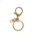 thumbnail image 2 of GUOOL 10 Sets 65mm Large Lobster Clasp Clip Split And Chains Gold, 2 of 6