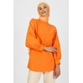 thumbnail image 3 of Orange - Crew neck - Tunic - Refka, 3 of 5