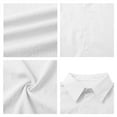 thumbnail image 5 of VgaVtl Mens Shirts Long Sleeve Collared Muscle Clothes for Men Shirts Leisure White Solid Color Button down Vintage Loose Shirts,M, 5 of 9