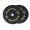 Black+Yellow, variant on Rubber Bumper Plates 2 In,Weight Plates With Steel Hub For Home Gym,Pair (2x10 Lb,2x15 Lb,2x25 Lb,2x35 Lb,2x45 Lb)