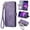 Purple, variant on ETFAST Wallet Leather Phone Case For OnePlus Nord N30 N200 N300 N20 CE3 CE2 ACE3 ACE2 12R 11T Phone case Multi Card Zipper
