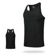 thumbnail image 6 of Eltusu Men's Tank Tops, Sleeveless Solid Color Crewneck Training Summer Tee Shirts Black Size L, 6 of 8