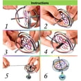 thumbnail image 5 of Gyroscope Anti-Gravité en Métal Mécanique, Bon Cadeau Jouets Accessoires (Coloré), 5 of 5