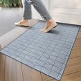 thumbnail image 4 of Blue Geometric Striped Pattern Door Rugs,Washable Non Slip Door Mats Indoor,Decorative Door Mats,Entry Mat Indoor for Entrance,Bedroom,Kitchen,Bathroom,17"x30", 4 of 6