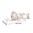 thumbnail image 2 of Soothing Toy with Detachable Pacifier Clip and Plush Doll, Safe Silicone Baby Pacifier, Gentle Comfort, Ideal for Gift Giving C, 2 of 6