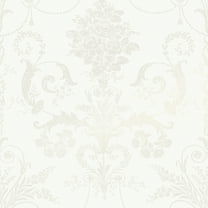 Laura Ashley Josette White Wallpaper