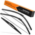 thumbnail image 1 of xianlin-Wiper Blades for Honda HRV 2023 2024, OEM Quality Windshield Wipers 26 17 In and Rear Wiper Blade, Easy to Install Replacement Wipers Set of 3, 1 of 4
