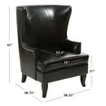 thumbnail image 2 of Chaise Haute Arrière Hesby, Noir, 2 of 7
