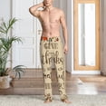 thumbnail image 2 of Gukieu Thanksgiving With A Grateful Heart Print Men's Home Trousers, Elastic Drawstring Home Pajamas Clothing Suitable for Adult Men-3X-Large, 2 of 6