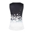 thumbnail image 4 of Gvmfive Women Summer Printing Criss Cross Strap Tank Tops Sleeveless T shirt Blouse, 4 of 8
