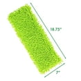 thumbnail image 7 of Libman Green Microfiber Dust Mop Refill Pad Attachment Style Clip-on, 7 of 7